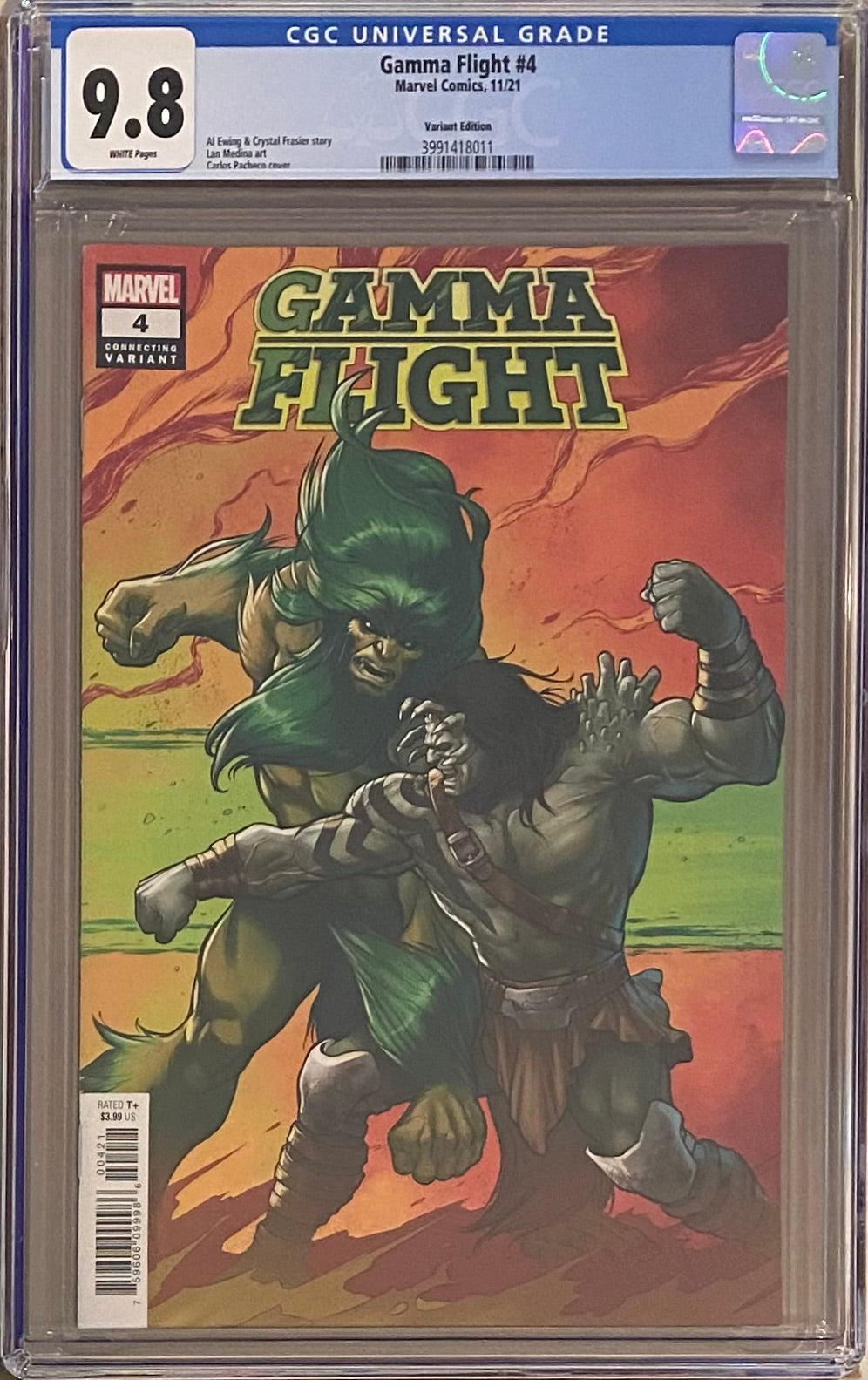 Gamma Flight #4 Pacheco Variant CGC 9.8