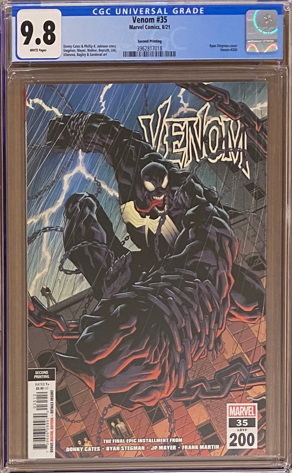 Venom #35 (#200) Second Printing CGC 9.8
