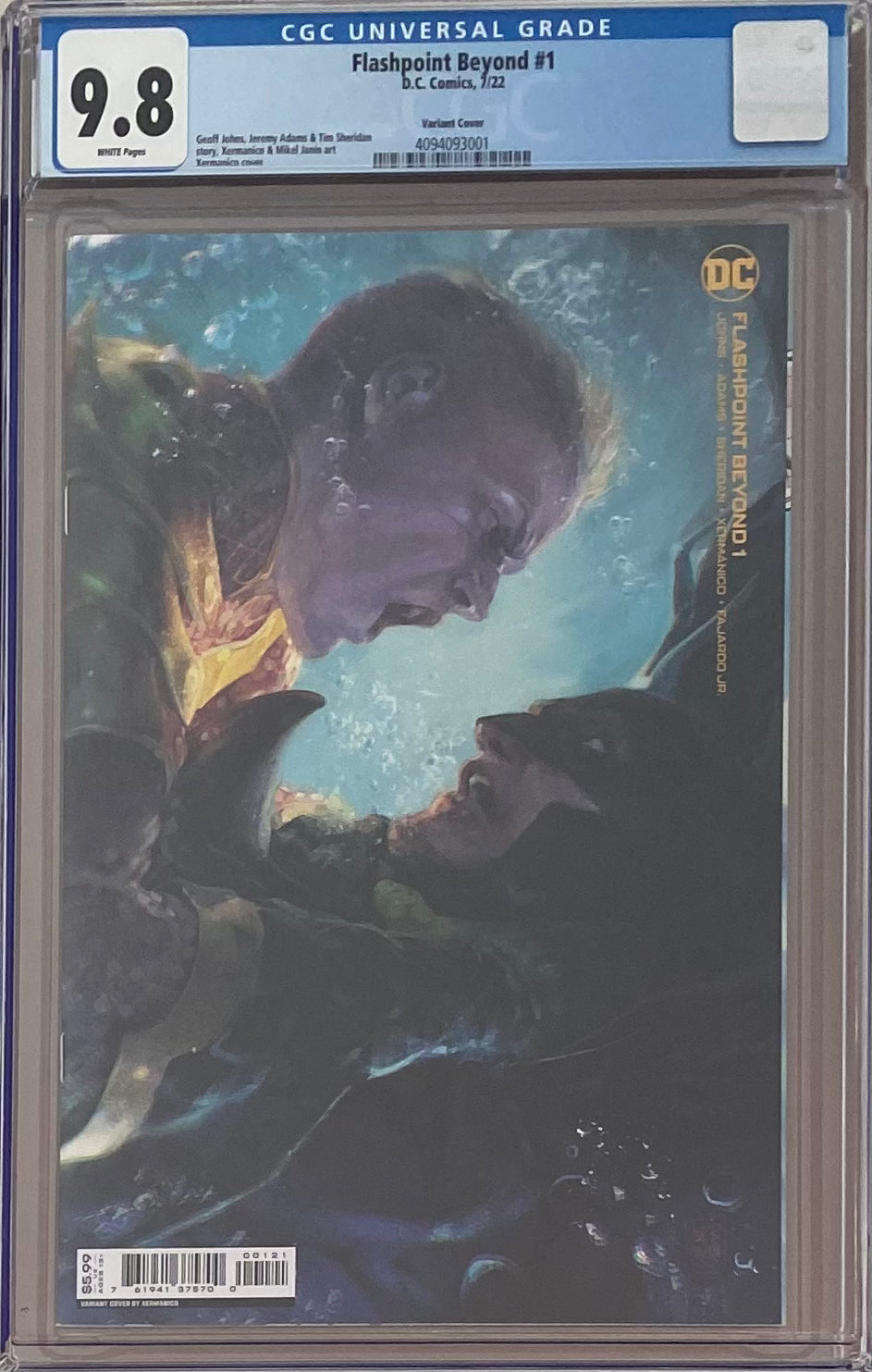 Flashpoint Beyond #1 Variant CGC 9.8