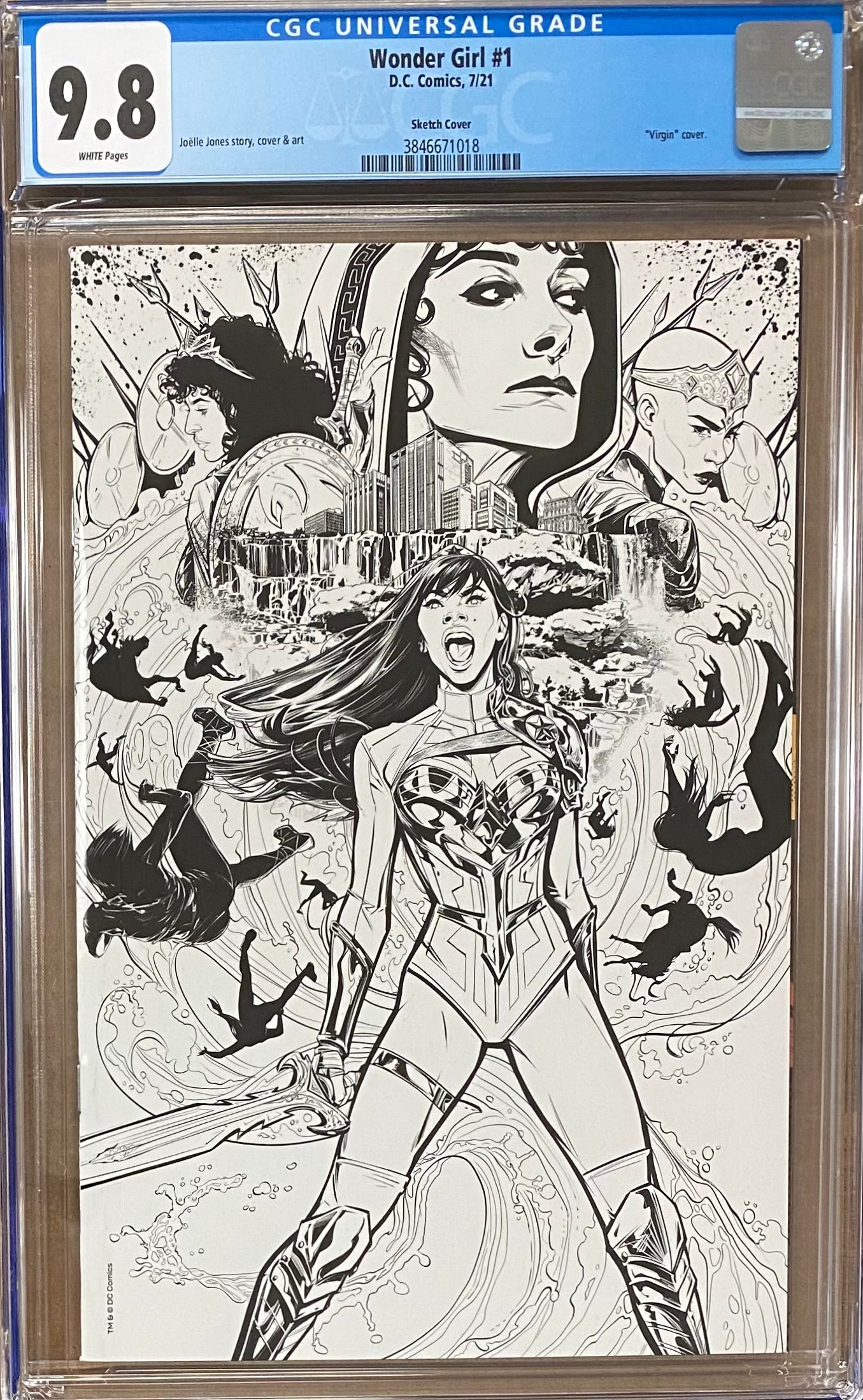 Wonder Girl #1 1:50 Retailer Incentive Variant CGC 9.8