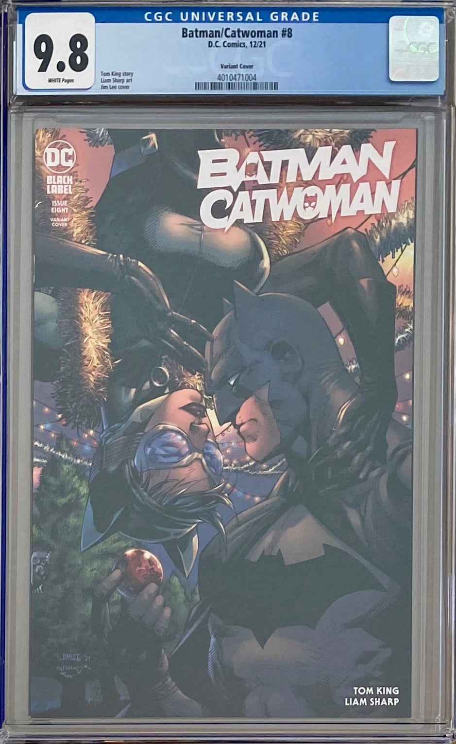Batman Catwoman #8 Jim Lee Variant DC Black Label CGC 9.8