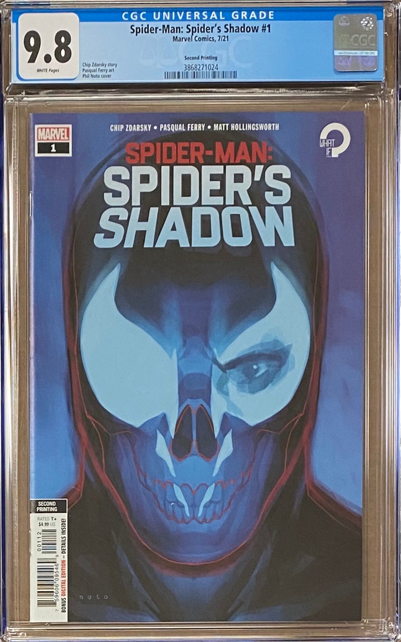 Spider-Man: Spider's Shadow #1 Second Printing CGC 9.8