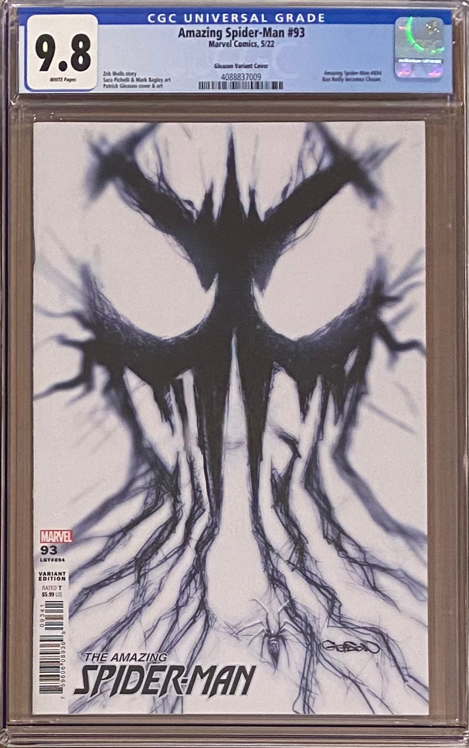 Amazing Spider-Man #93 Gleason "Webhead" Variant CGC 9.8