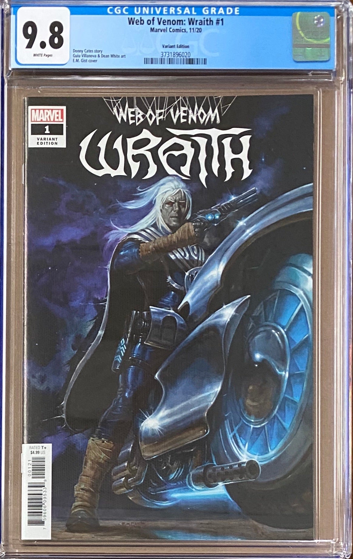 Web of Venom: Wraith #1 Gist 1:50 Retailer Incentive Variant CGC 9.8