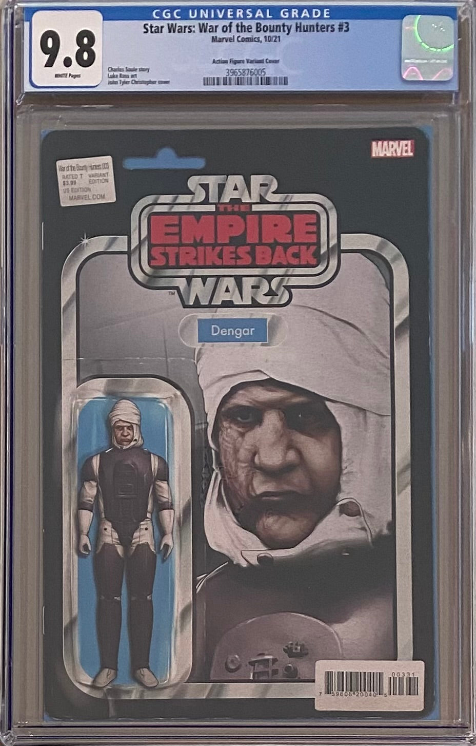 Star Wars: War of the Bounty Hunters #3 Action Figure Variant CGC 9.8