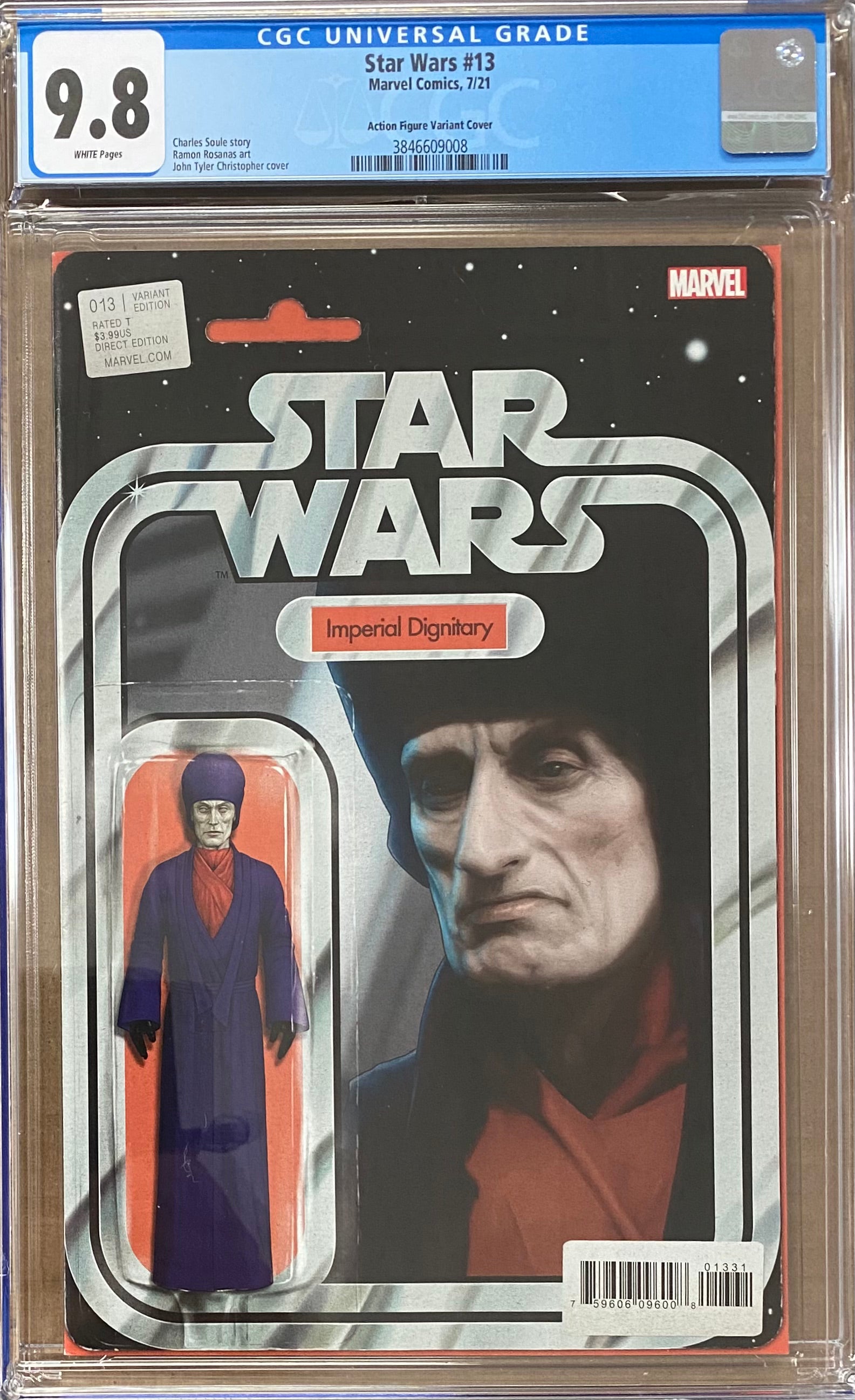 Star Wars #13 Action Figure Variant CGC 9.8 - War of the Bounty Hunters