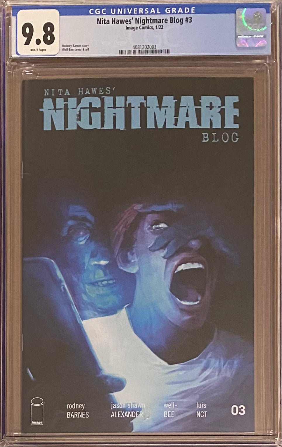 Nita Hawes' Nightmare Blog #3 CGC 9.8