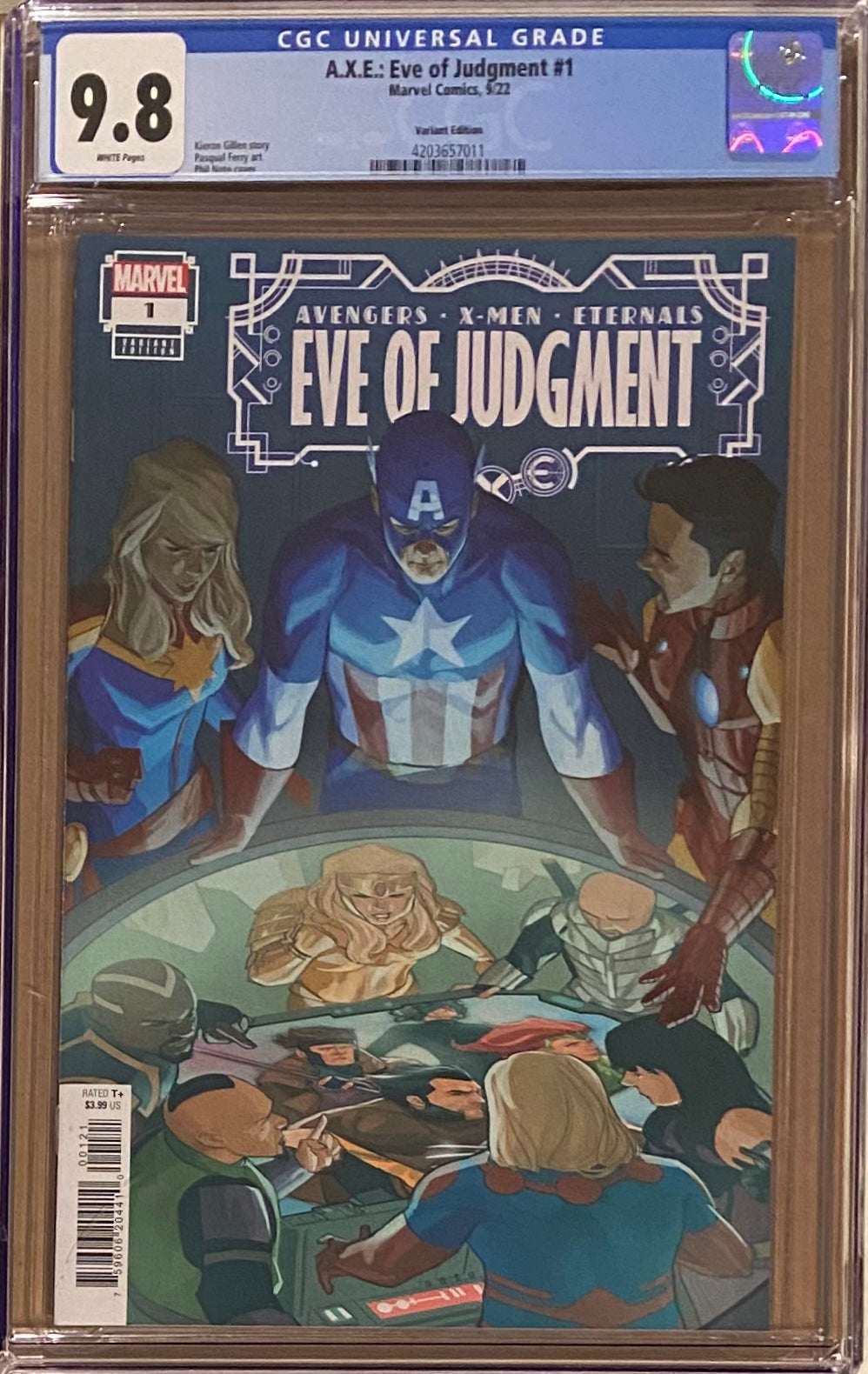 A.X.E.: Eve of Judgment #1 Noto 1:25 Retailer Incentive Variant CGC 9.8