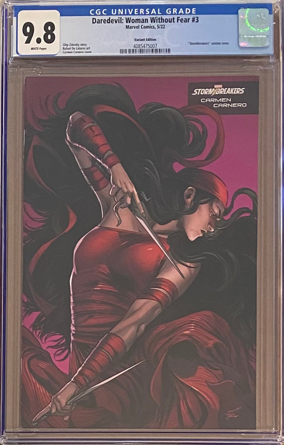 Daredevil: Woman Without Fear #3 Variant CGC 9.8