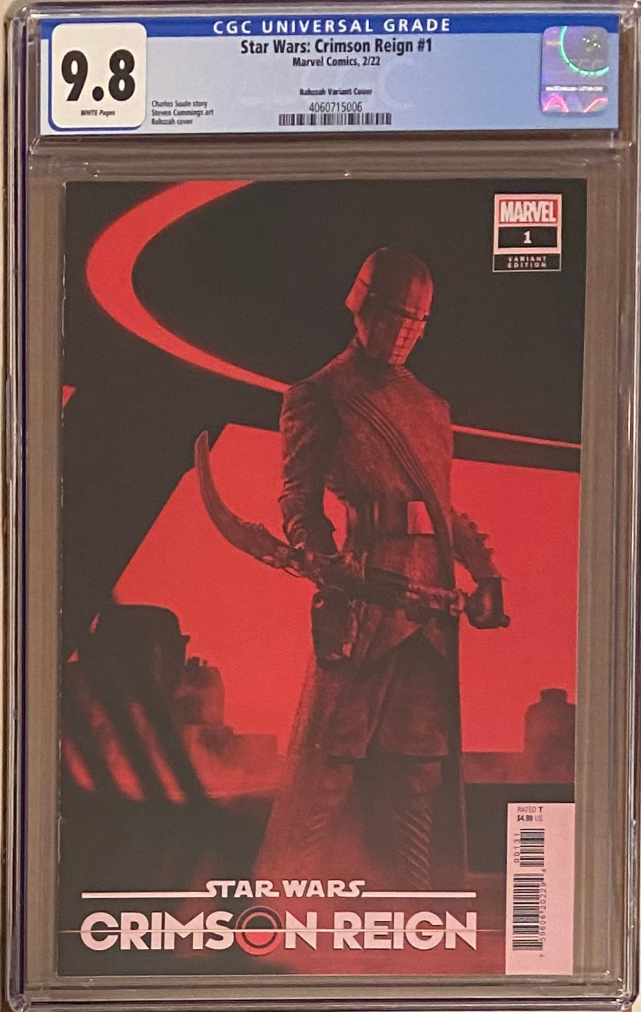 Star Wars: Crimson Reign #1 Rahzzah "Knights of Ren" Variant CGC 9.8