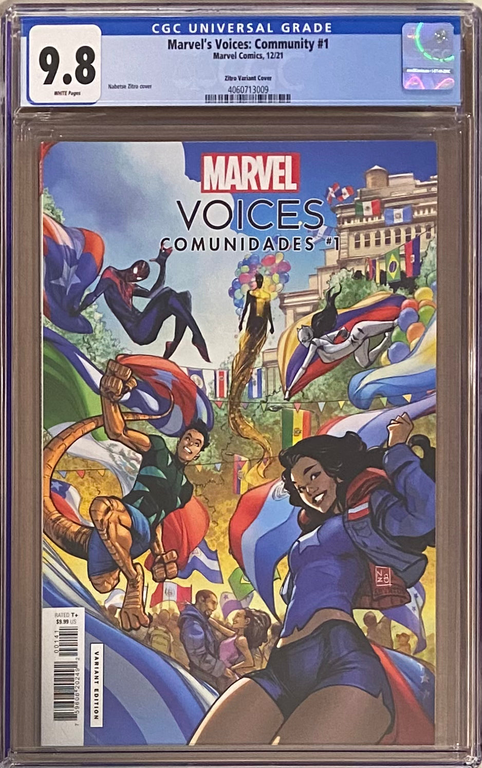 Marvel Voices: Community #1 Zitro Variant CGC 9.8