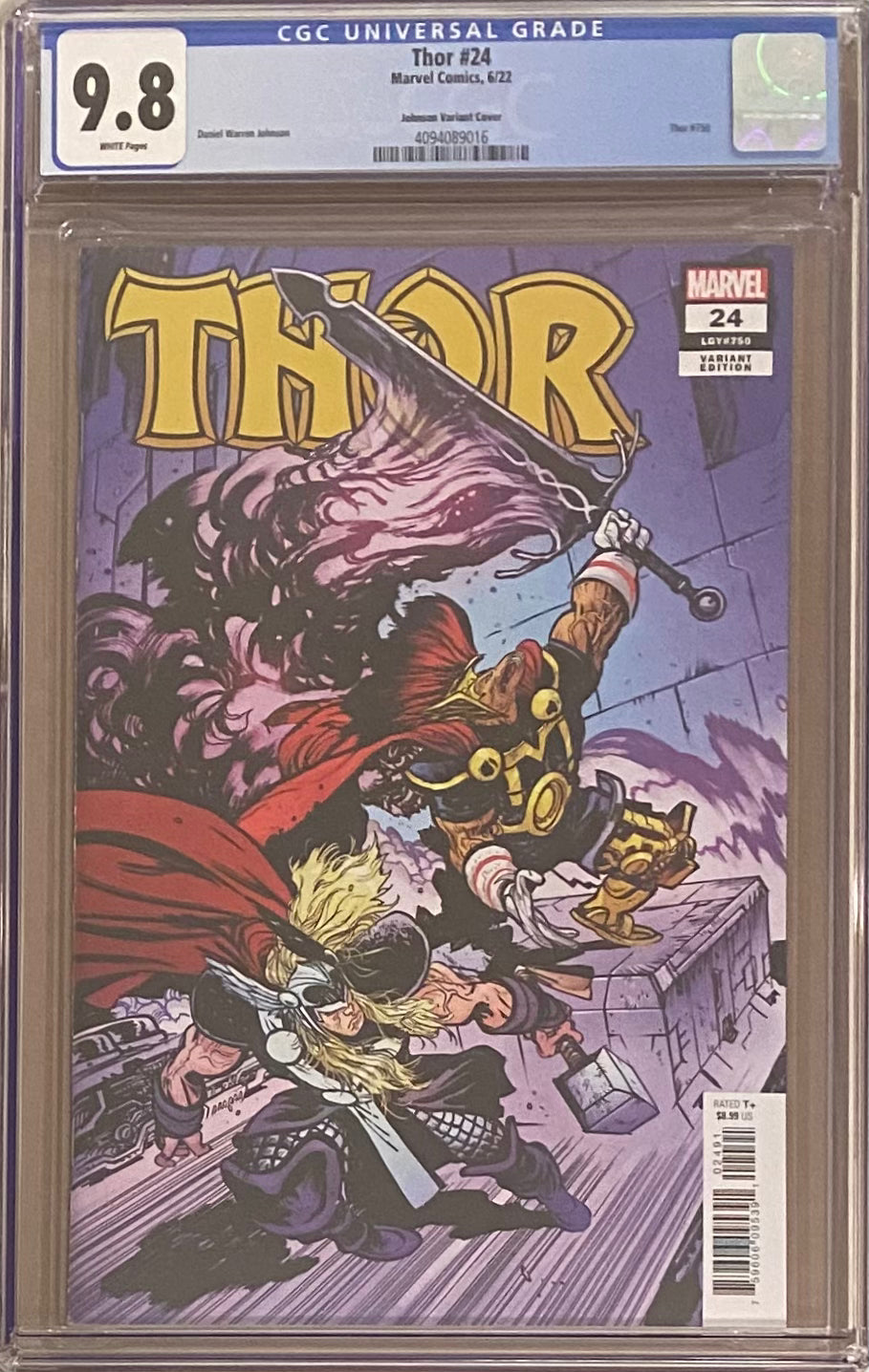 Thor #24 Johnson Variant CGC 9.8