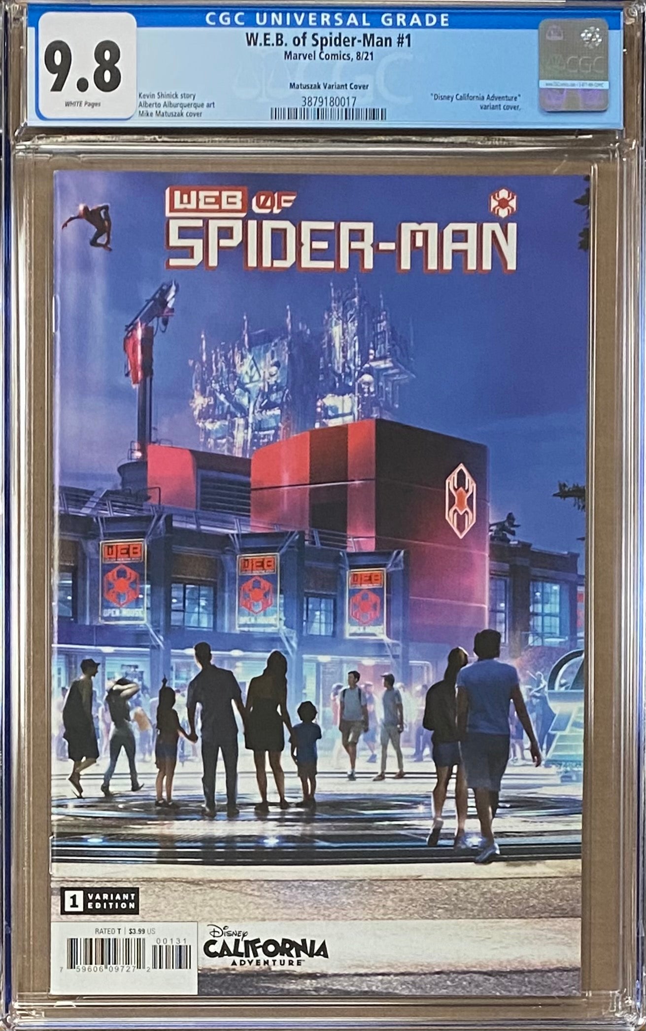 Web of Spider-Man #1 Variant CGC 9.8