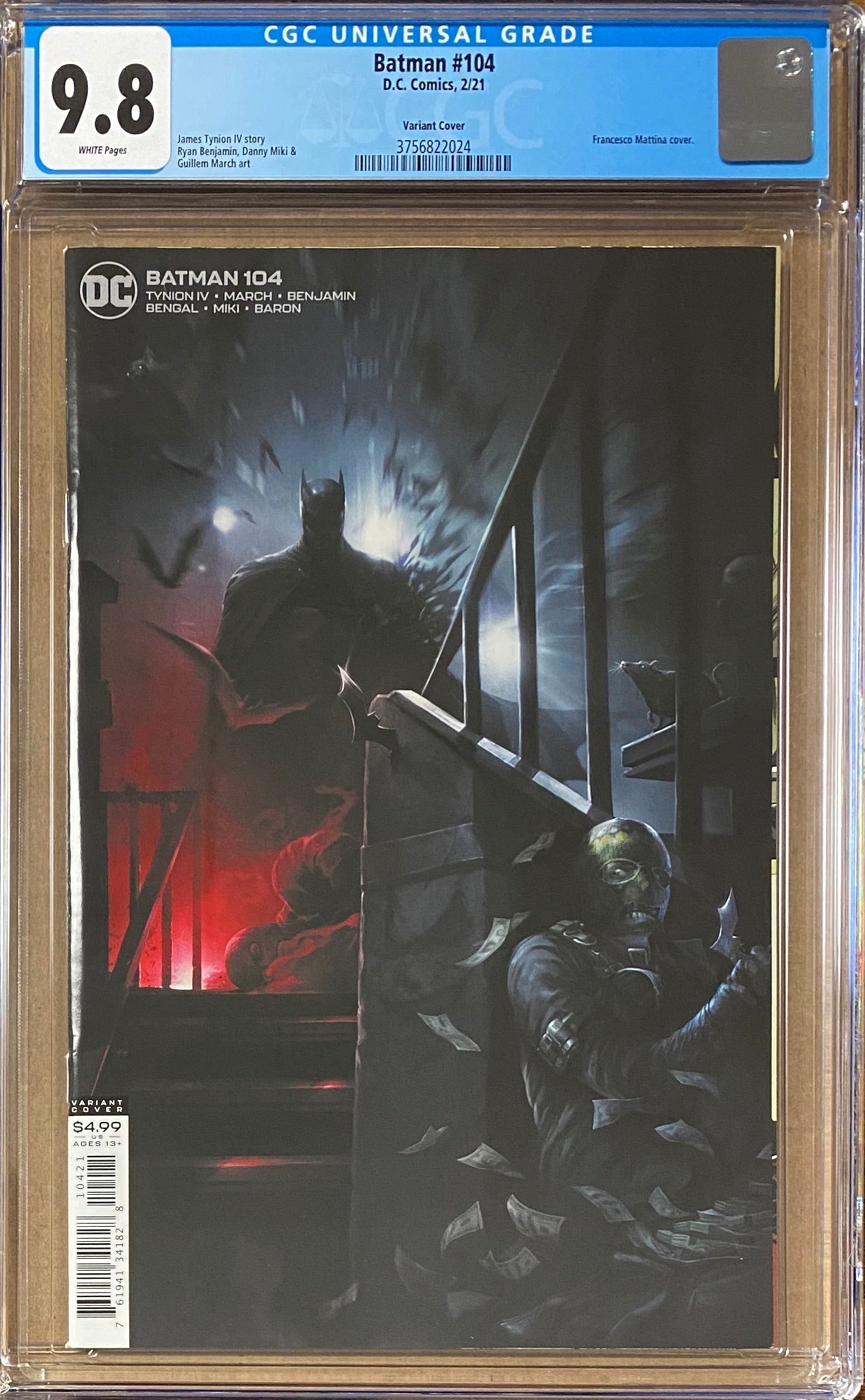 Batman #104 Mattina Variant CGC 9.8