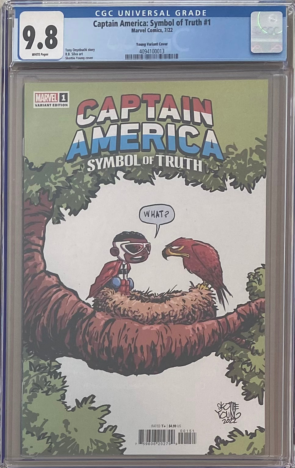 Captain America: Symbol of Truth #1 Young Variant CGC 9.8
