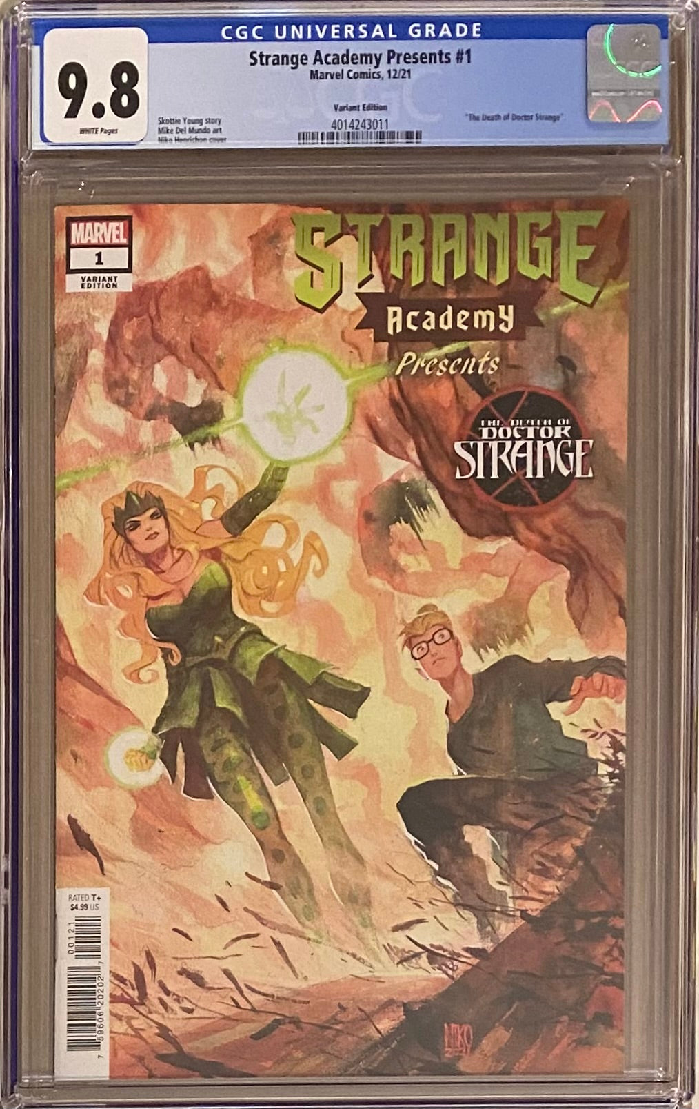 Strange Academy: Death of Doctor Strange #1 Henrichon Variant CGC 9.8