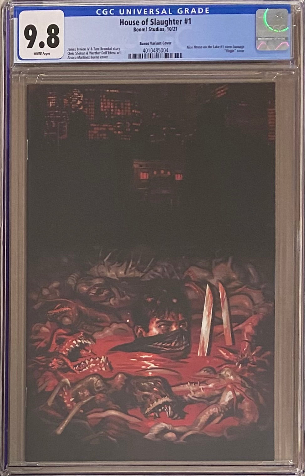House of Slaughter #1 Bueno 1:50 Retailer Incentive Variant CGC 9.8