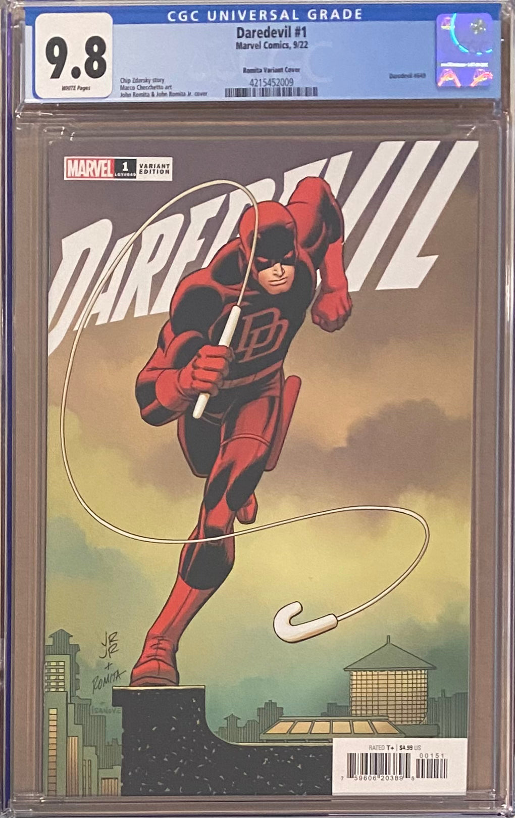 Daredevil #1 Romita Jr. Variant CGC 9.8