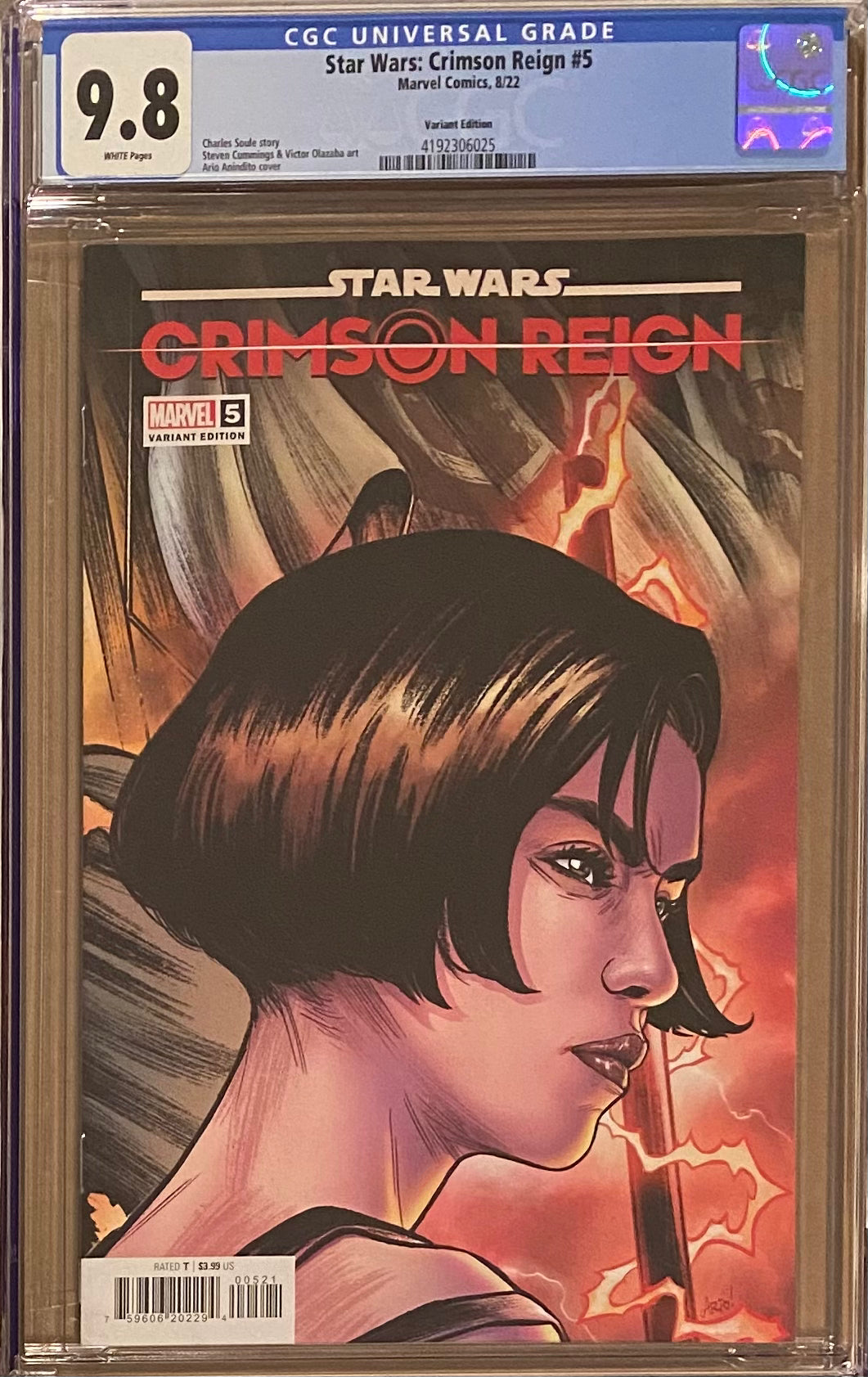 Star Wars: Crimson Reign #5 Anindito Variant CGC 9.8