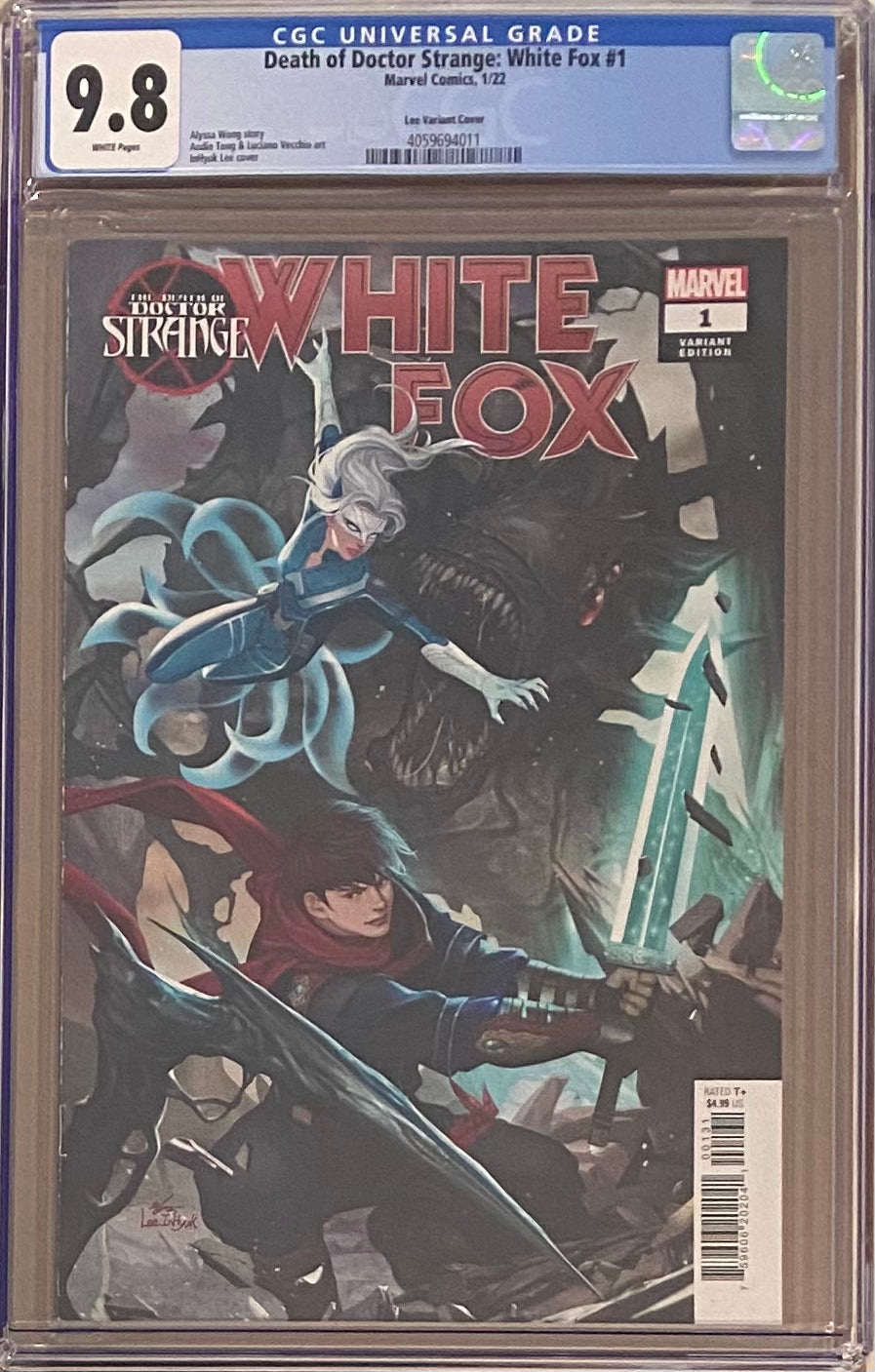 The Death of Doctor Strange: White Fox #1 InHyuk Lee Variant CGC 9.8