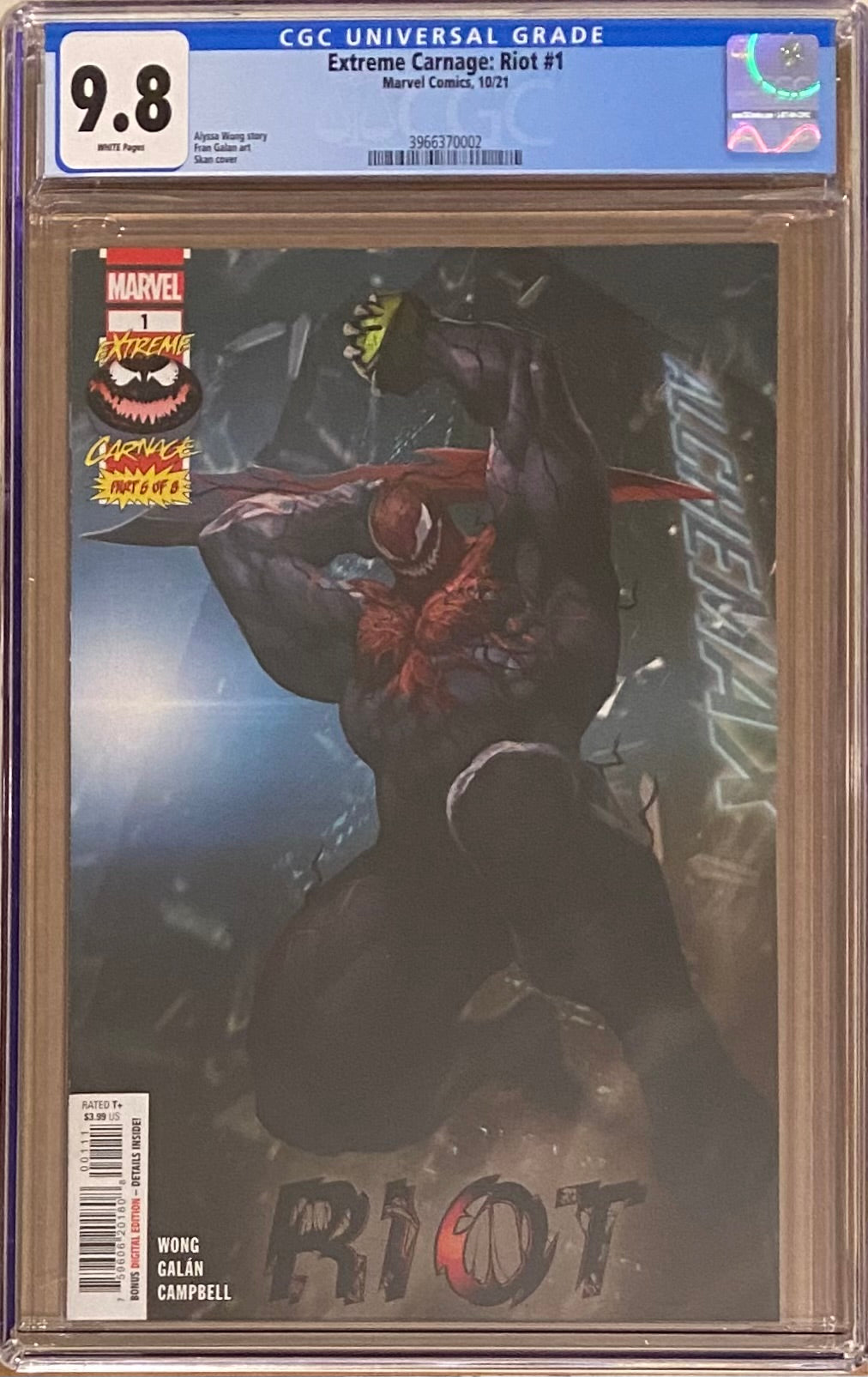 Extreme Carnage: Riot #1 CGC 9.8
