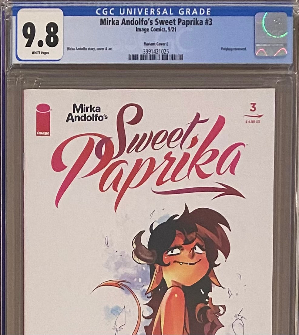 Sweet Paprika #3 Andolfo "Hot" Variant CGC 9.8