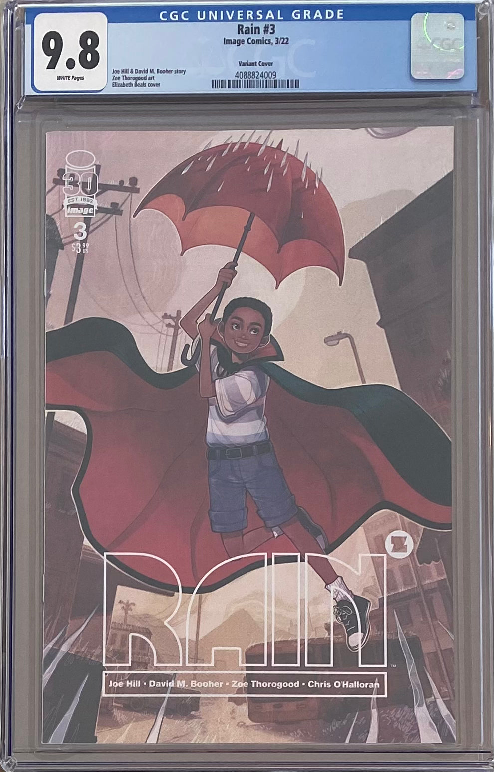 Rain #3 Variant CGC 9.8