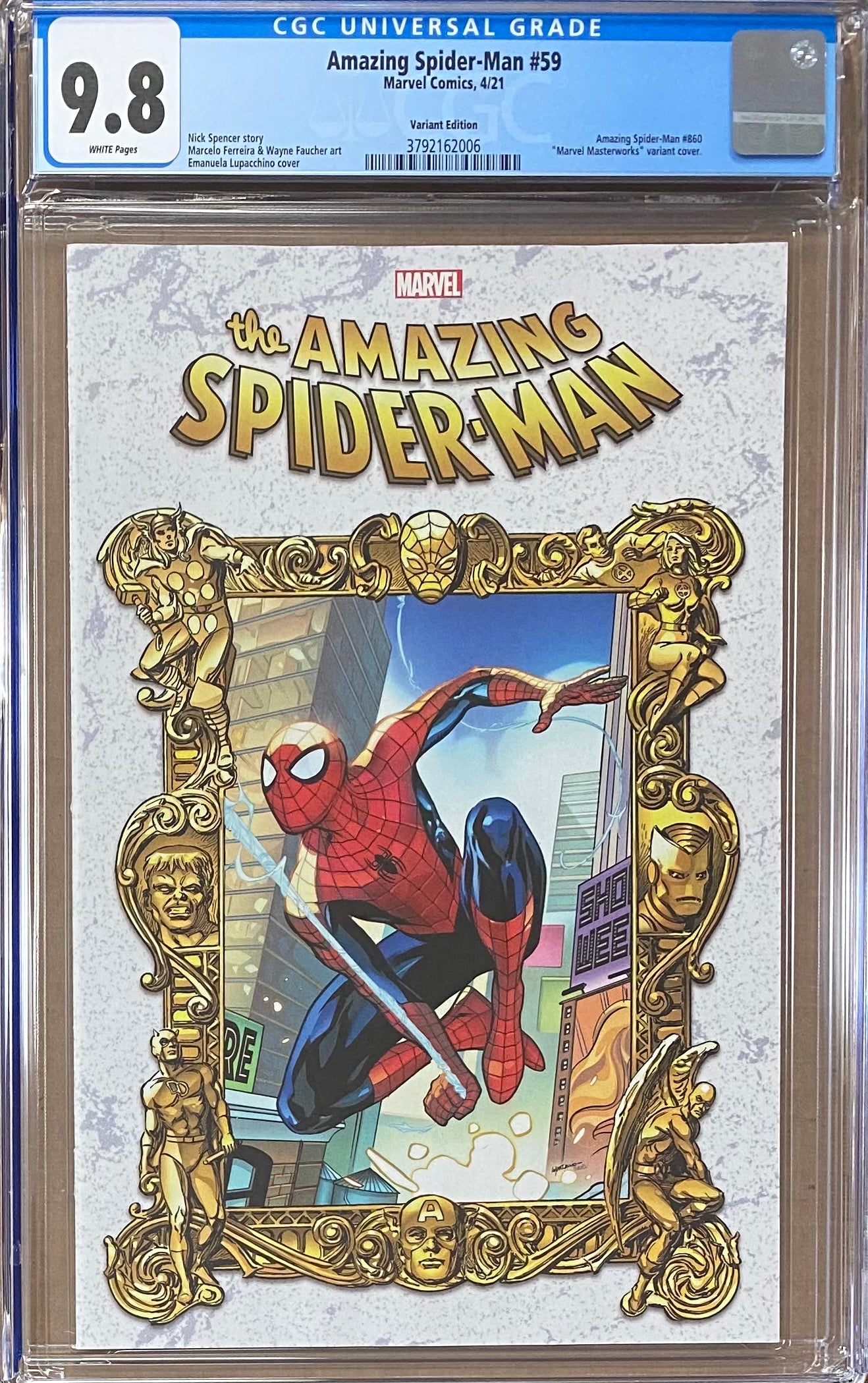 Amazing Spider-Man #59 Lupacchino "Masterworks" Variant CGC 9.8