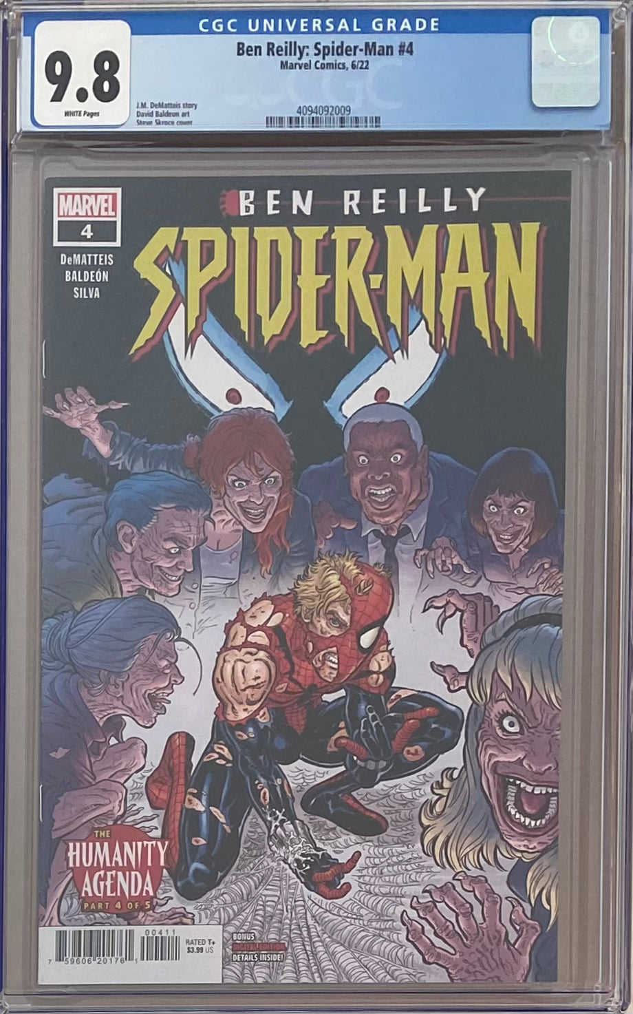 Ben Reilly: Spider-Man #4 CGC 9.8