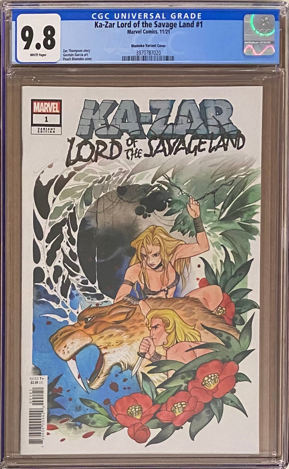 Ka-Zar: Lord of the Savage Land #1 Momoko Variant CGC 9.8