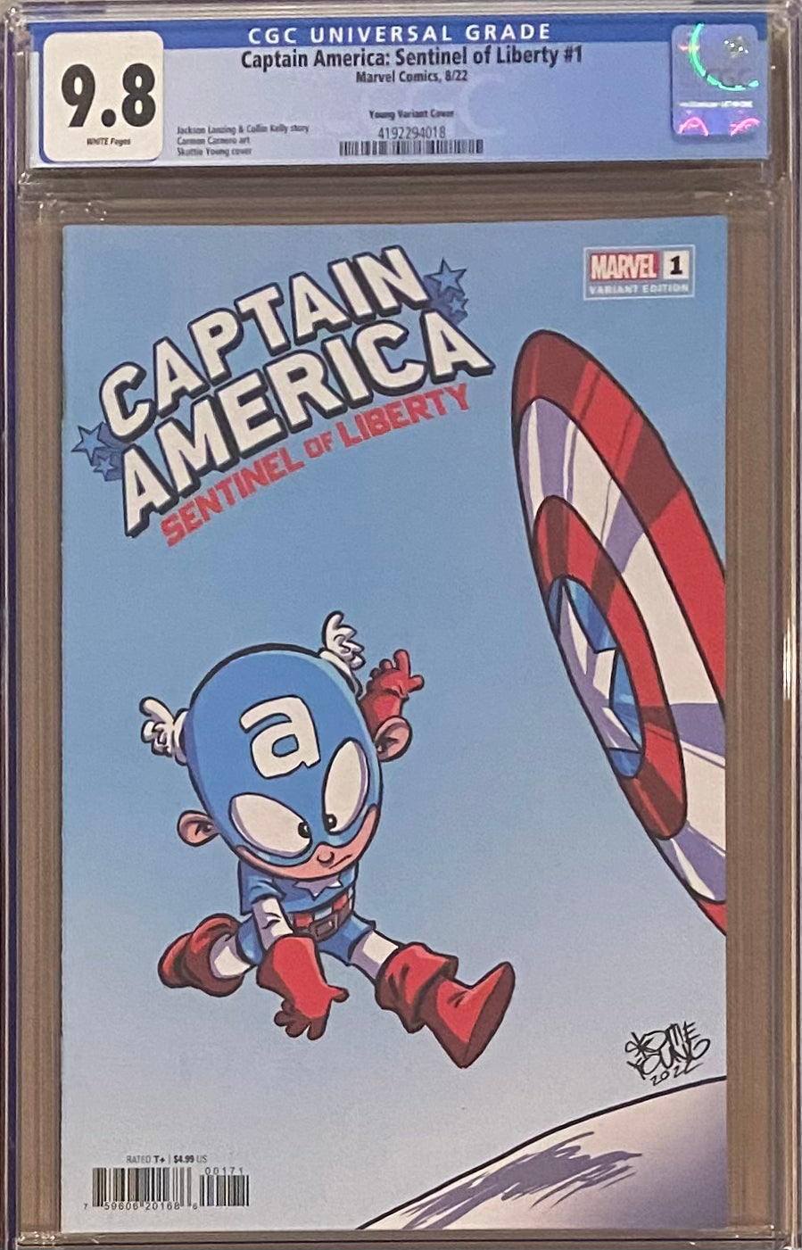 Captain America: Sentinel of Liberty #1 Young CGC 9.8