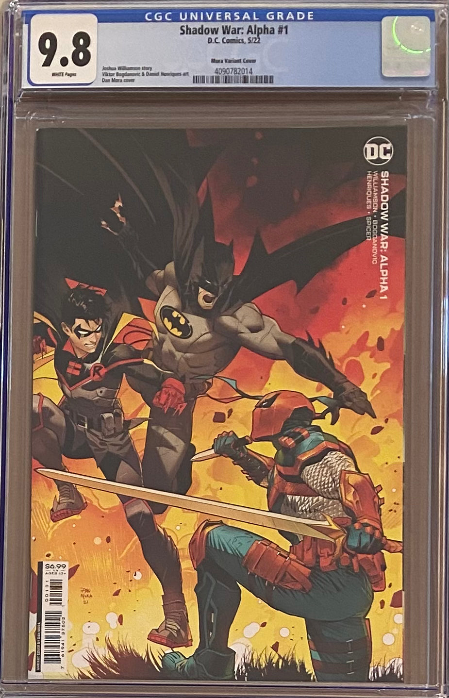 Shadow War: Alpha #1 Mora 1:25 Retailer Incentive Variant CGC 9.8