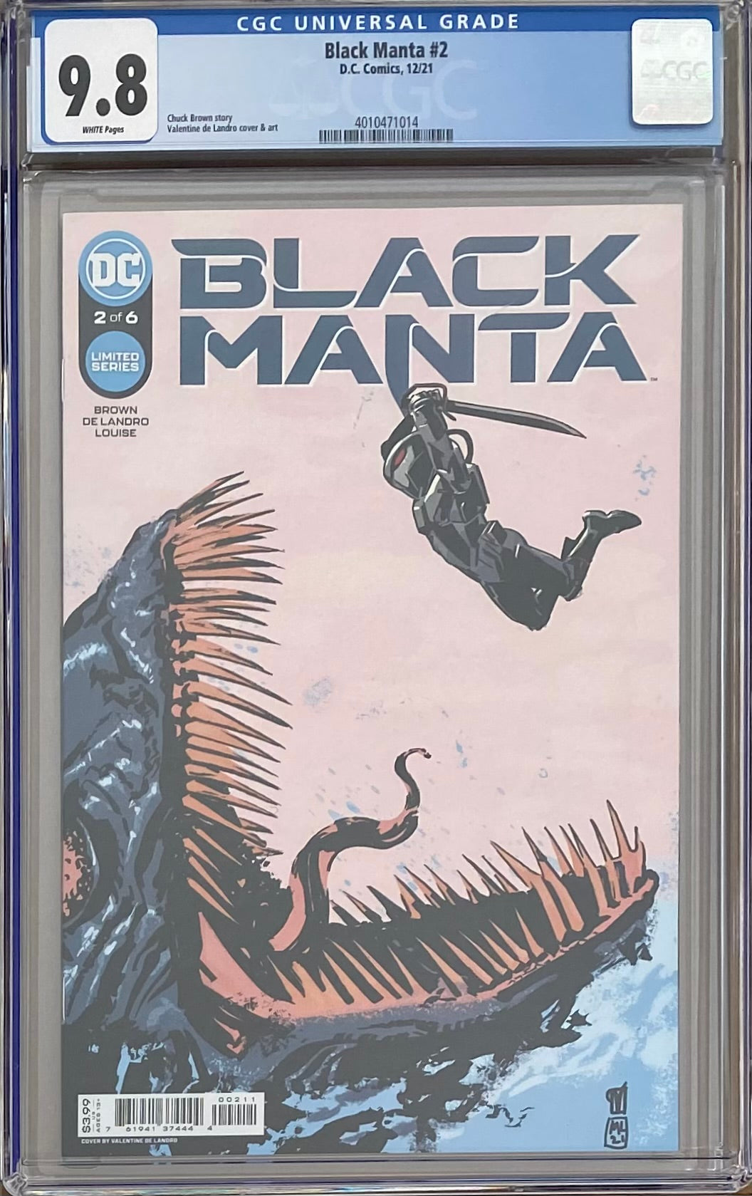 Black Manta #2 CGC 9.8