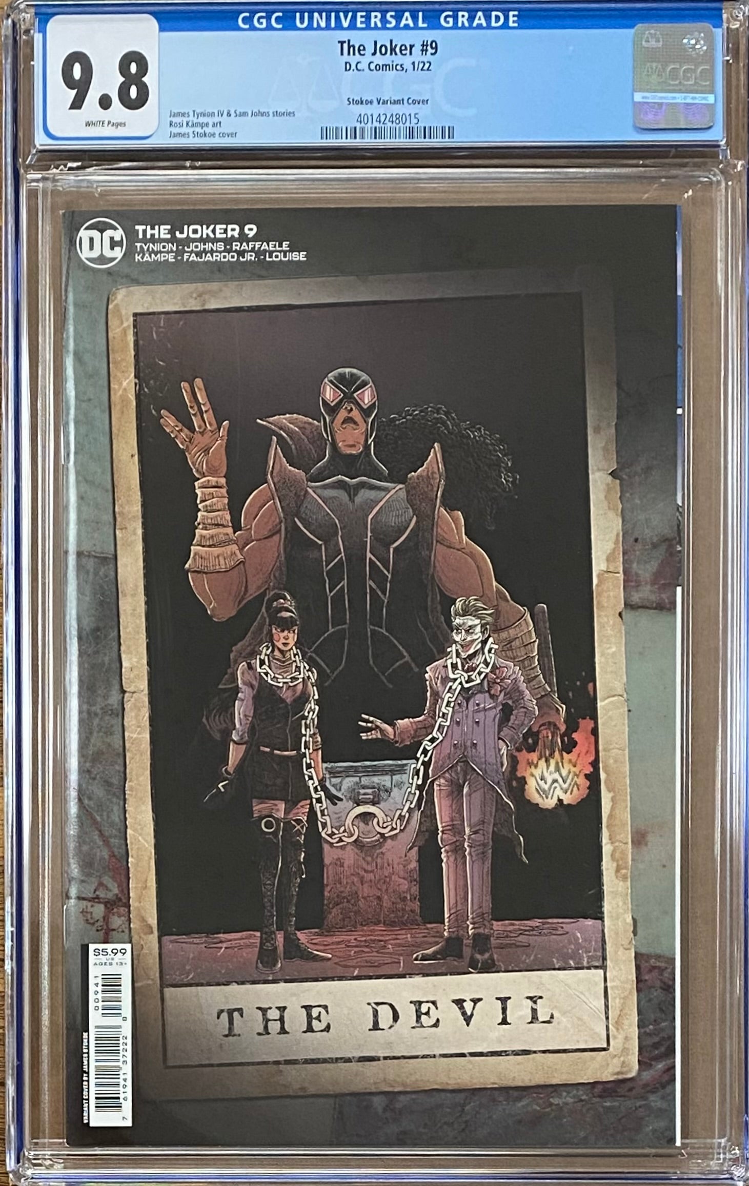 The Joker #9 Stokoe 1:25 Retailer Incentive Variant CGC 9.8