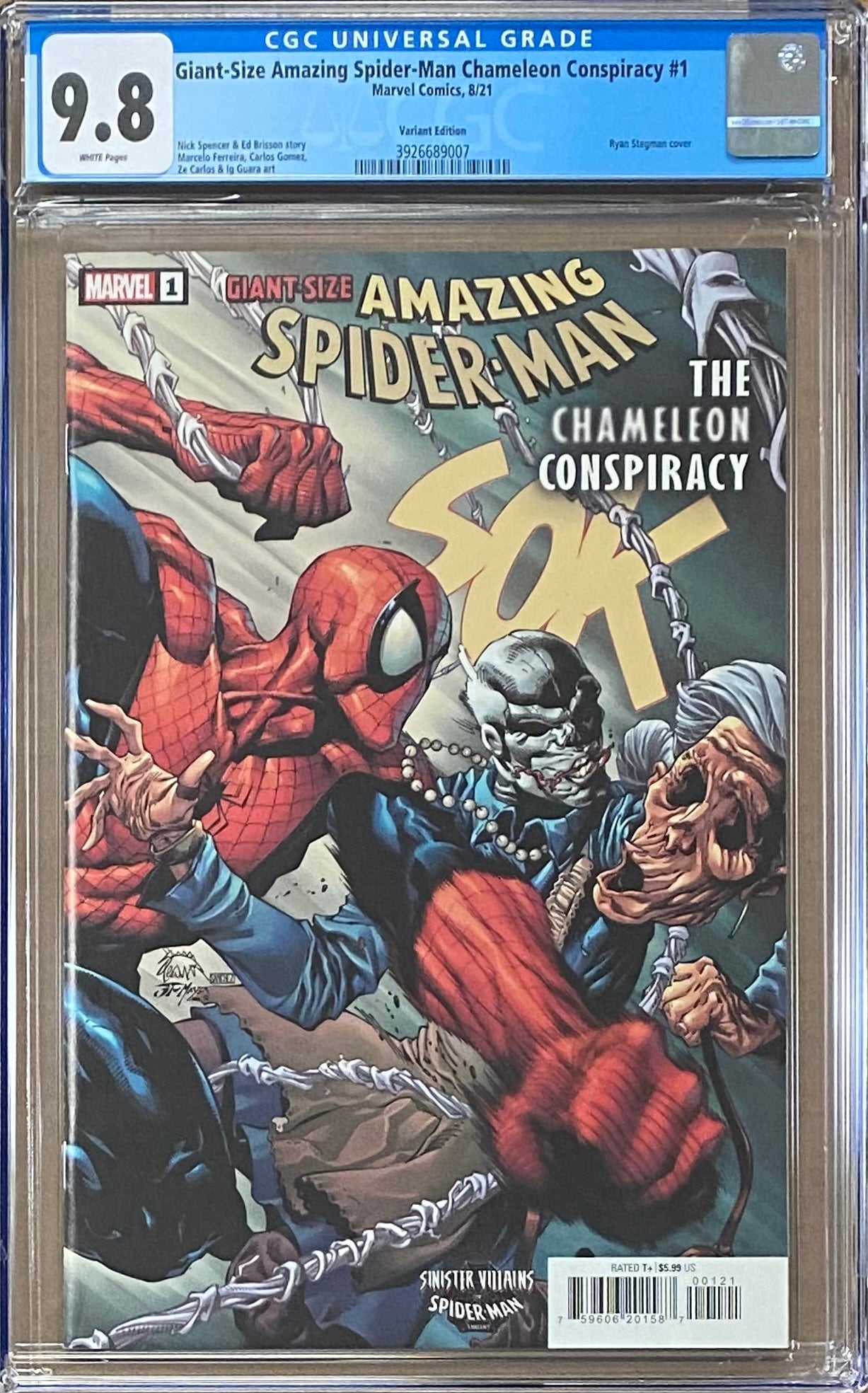 Giant Size Amazing Spider-Man: The Chameleon Conspiracy #1 Variant CGC 9.8