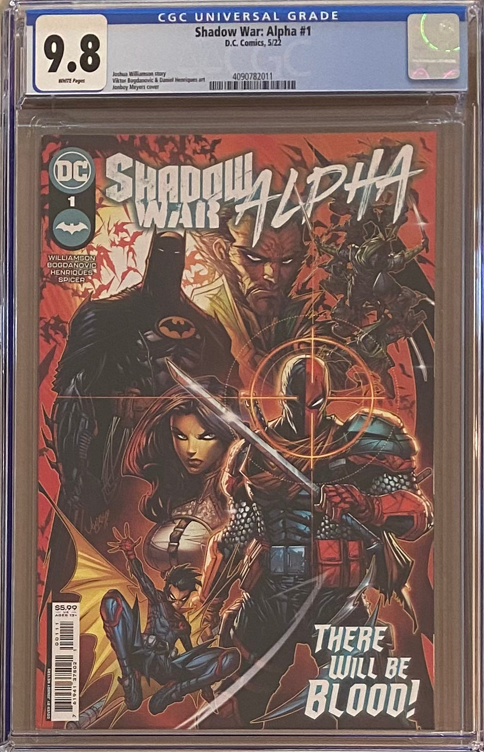 Shadow War: Alpha #1 CGC 9.8