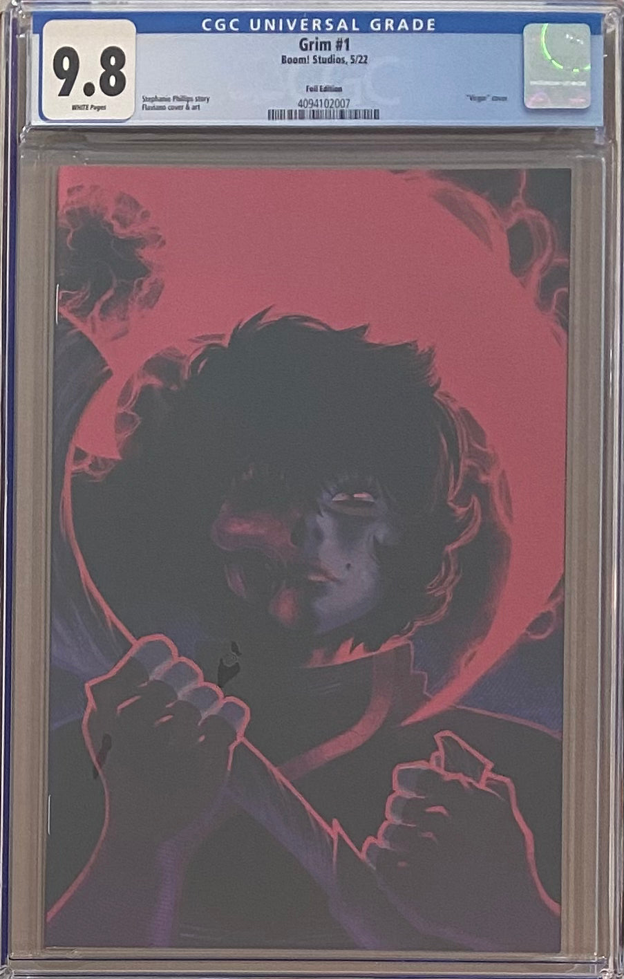 Grim #1 Foil Variant CGC 9.8