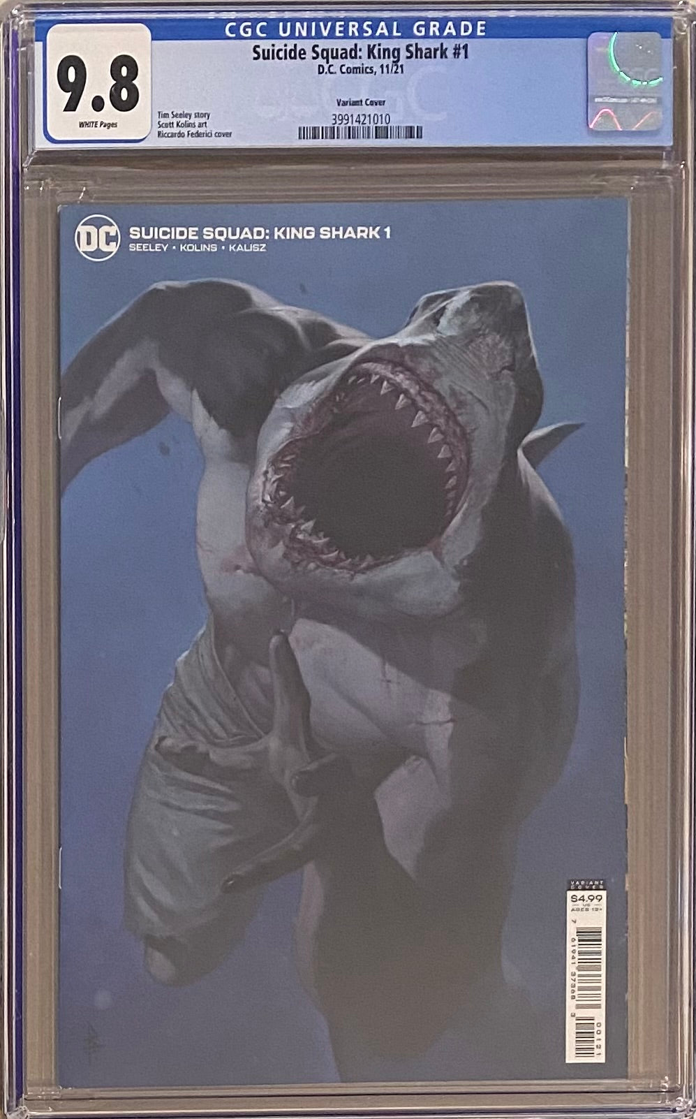 Suicide Squad: King Shark #1 Federici Variant CGC 9.8