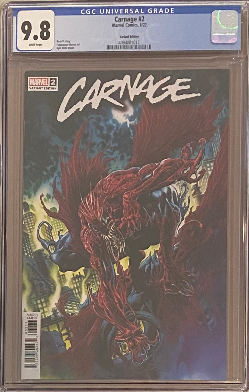 Carnage #2 Hotz Spider-Man Variant CGC 9.8