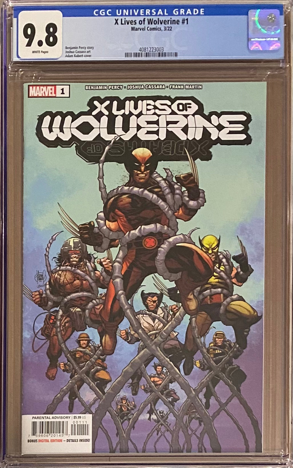 X Lives of Wolverine #1 CGC 9.8