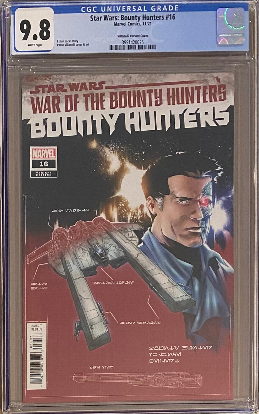 Star Wars: Bounty Hunters #16 Blueprint Variant CGC 9.8 - War of the Bounty Hunters