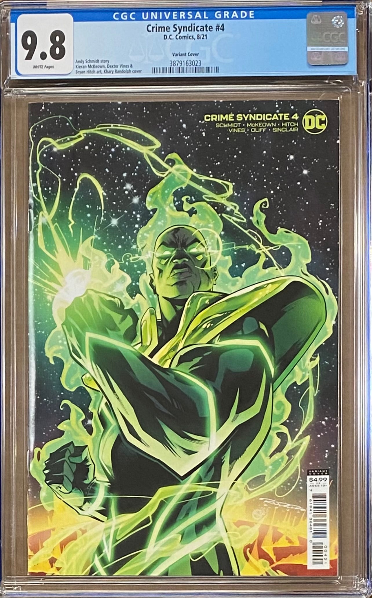 Crime Syndicate #4 Variant CGC 9.8