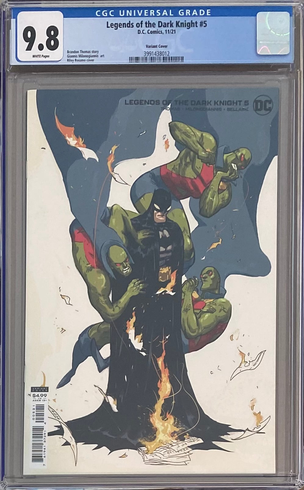 Legends of the Dark Knight #5 Variant CGC 9.8