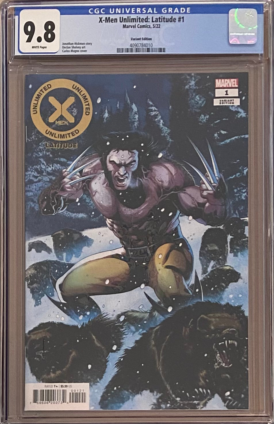 X-Men Unlimited: Latitude #1 Lupacchino 1:25 Retailer Incentive Variant CGC 9.8