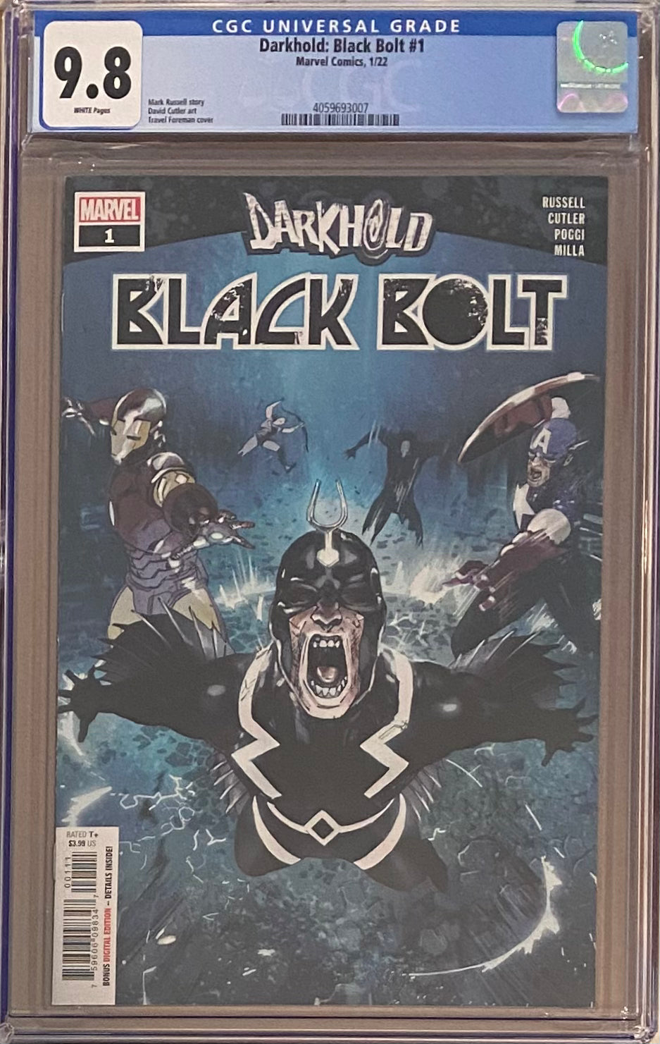 Darkhold: Black Bolt #1 CGC 9.8