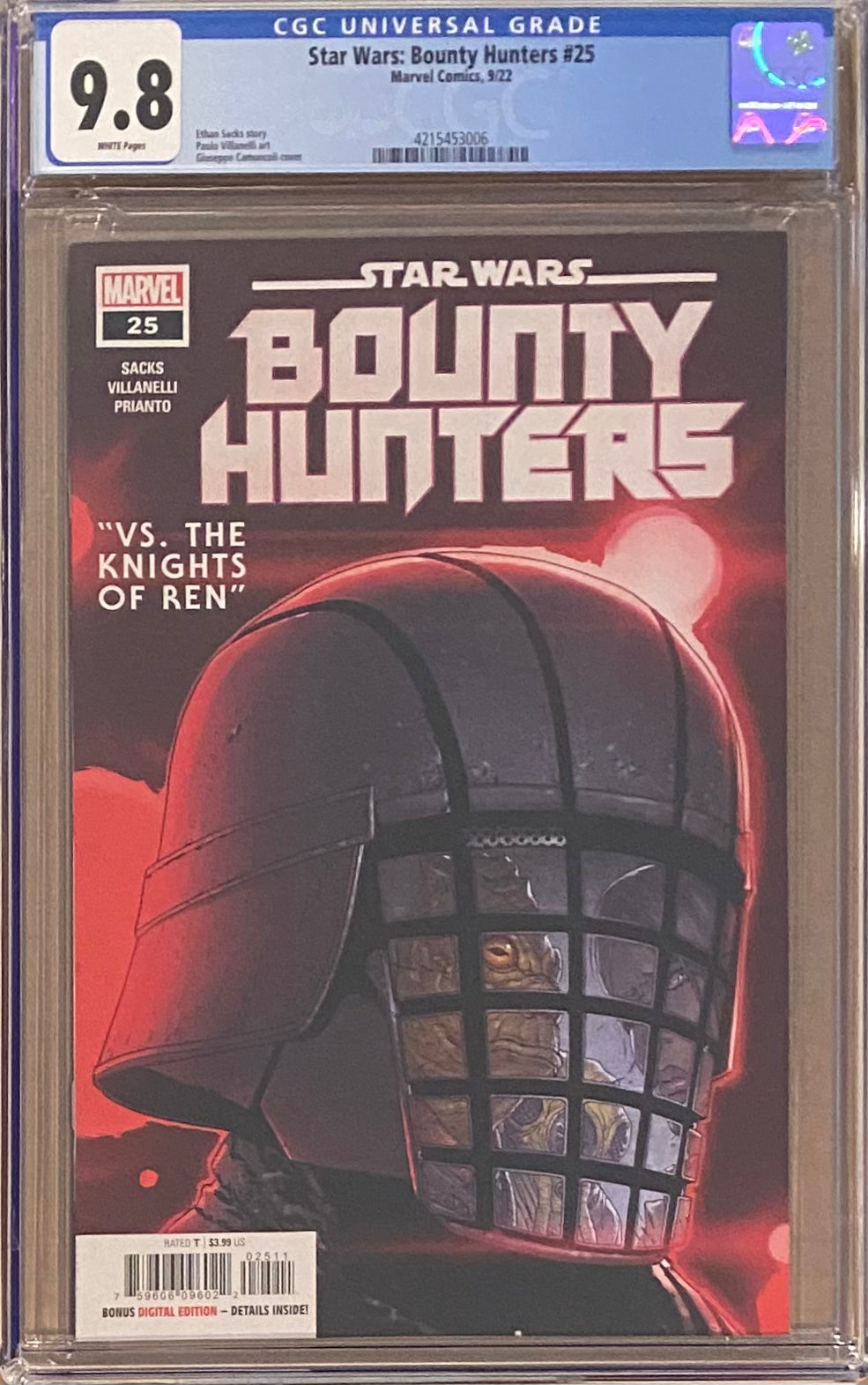 Star Wars: Bounty Hunters #25 CGC 9.8