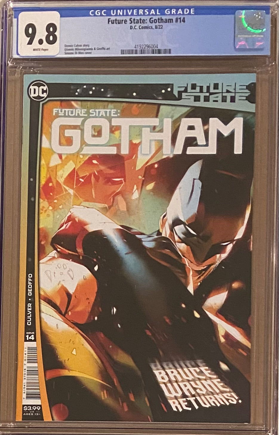 Future State: Gotham #14 CGC 9.8