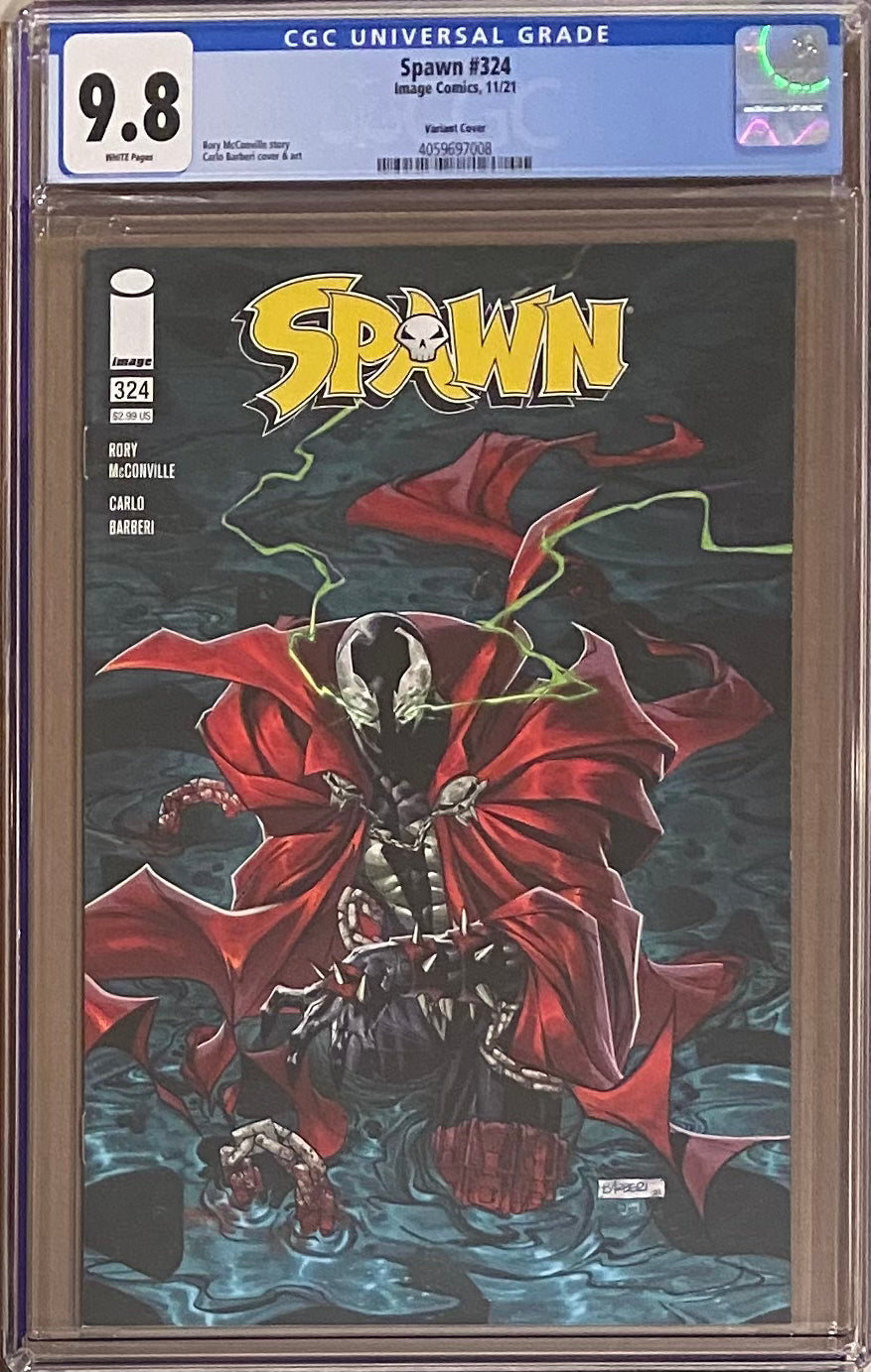 Spawn #324 Barberi Variant CGC 9.8