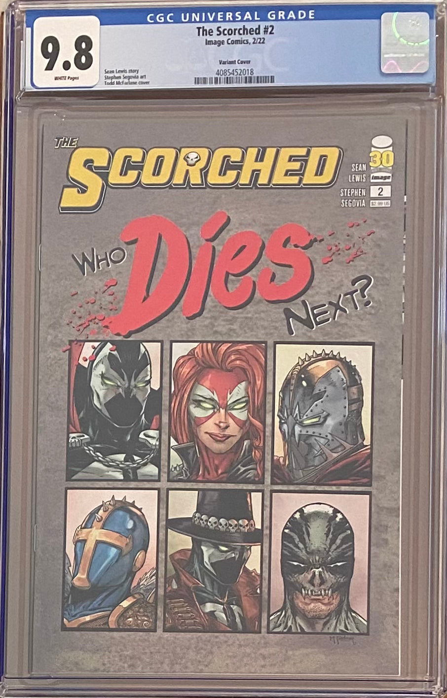 The Scorched #2 McFarlane Variant CGC 9.8
