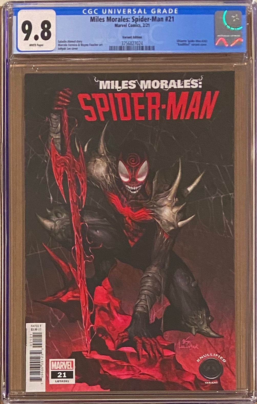 Miles Morales: Spider-Man #21 "Knullified" Variant CGC 9.8